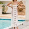 Sexy Summer Mesh Lace Cover Up Crochet Dress Chiffon Sarong Swimwear