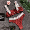 Beautiful Women Sexy Solid Bikini Set Push-Up