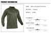 Men Polo Shirt Performance Tactical Long Sleeve Quick Dry Army Combat