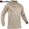 Men Polo Shirt Performance Tactical Long Sleeve Quick Dry Army Combat