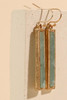 Natural Stone Bar Dangling Earrings