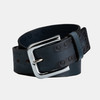 Finelaer Mens Genuine Leather Blue Belt With Buckle Finelaer Mens Genuine Leather Blue Belt With Buckle