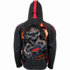 RESPAWN - Red Ripped Hoody Black