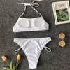 Back Lace Up Bikini Set Swimming Suit Women High Quality Two Piece