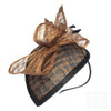 Adorable bronze Fascinator headband Wedding Tea Party Cocktail Hat