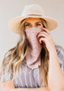 Boho Bandana Face Mask Rose