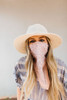 Boho Bandana Face Mask Rose