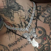 Iced Out Butterfly Necklace Chain