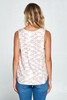 Print V-neck Sleeveless Top