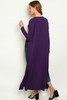 Long Jersey Open Front Cardigan