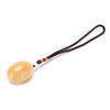 Drilled Natural Yellow Jade Yoni Egg, 1 pc Drilled Natural Yellow Jade Yoni Egg, 1 pc