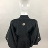 Black Silk Vintage Japanese Kimono