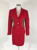 Lolita Lempicka Paris Red Skirt Suit