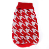 Winter Dog Sweater Warm Turtleneck Solid Plaid Sweaters