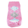 Winter Dog Sweater Warm Turtleneck Solid Plaid Sweaters