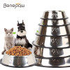 Stainless Steel Water Food Dog Feeding Drinking Bowl