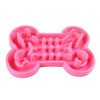 Dog Bowl Healthy Soft Rubber Slow Food Feeder
