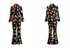 Paisley Print Suit and Pant Set