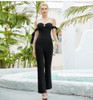 Elegant Sweetheart Flare Jumpsuit