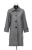 Asymmetric Spliced Feather Lapel Coat