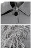 Asymmetric Spliced Feather Lapel Coat