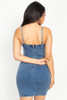 Acid Wash Denim Mini Dress