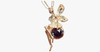 Charming Crystal Fairy Necklace - Add Some Magic to Your Look!