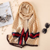 Spring  Luxury Silk Scarf For Women Geometric Print Bandana New Fashion Scarves Female Beach Towel Winter Shawl and Wrap Hijab Spring  Luxury Silk Scarf For Women Geometric Print Bandana New Fashion Scarves Female Beach Towel Winter Shawl and Wrap Hijab