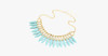 Bohemian Tassels Fringe Drop Statement Necklace