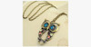 Blue Eyes Owl Pendant