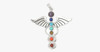 Chakras Natural Stone Pendant Charms