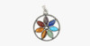 Chakras Natural Stone Pendant Charms