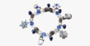 I Love Winter Charm Bracelet