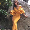 Adyce New Summer Women Club Dress Vestidos Verano 2019 Celebrity Party Dress Yellow Red Ruffle Butterfly Short Sleeve Midi Dress Adyce New Summer Women Club Dress Vestidos Verano 2019 Celebrity Party Dress Yellow Red Ruffle Butterfly Short Sleeve Midi Dress