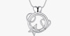 Heart and Star Combo Pendant Necklace