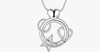 Heart and Star Combo Pendant Necklace