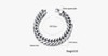 Silver Cut Chain Bracelet