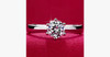 Silver Plated Crystal Ring