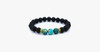 Turquoise Natural Lava Stone Bracelet