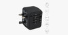Universal Travel Adapter - Features Universal Socket with 2 USB Ports - Lightweight & Portable - Perfect for All Smart Devices