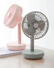 Wireless Rotating Hood & Oscillating Head Desktop Fan, Super Quiet, Super Cool