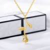 Rose Pendant Necklace
