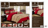 Jackson 8 PC Comforter Set Burgundy Queen - Comforter Set Queen