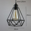 Geometric Metal Cage Pendant