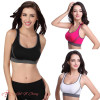 Sexy women fitness bra padded compression sport bra top Sportswear Quick dry elastic crop top sexy running top