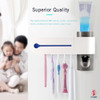 Antibacteria UV Light Ultraviolet Toothbrush Sterilizer Automatic Toothpaste Dispenser Toothbrush Holder Cleaner