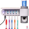 Antibacteria UV Light Ultraviolet Toothbrush Sterilizer Automatic Toothpaste Dispenser Toothbrush Holder Cleaner