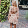 High Quality  Summer V-neck Sexy Backless Long Sleeve Floral Print Mini Dress High Quality  Summer V-neck Sexy Backless Long Sleeve Floral Print Mini Dress