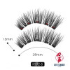Magnetic Liquid Eyeliner & Magnetic False Eyelashes & Tweezer Set Waterproof Long Lasting Eyeliner False Eyelashes