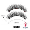 Magnetic Liquid Eyeliner & Magnetic False Eyelashes & Tweezer Set Waterproof Long Lasting Eyeliner False Eyelashes